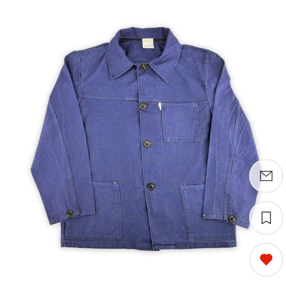 Vintage workwear utility blue jacket (women’s size small)